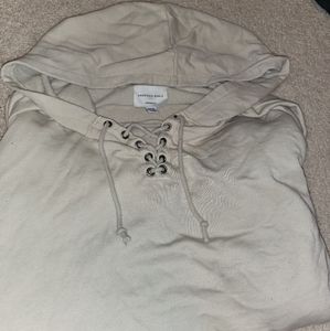 American eagle lace up hoodie